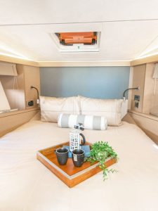 bedroom of the prestige 420s yacht